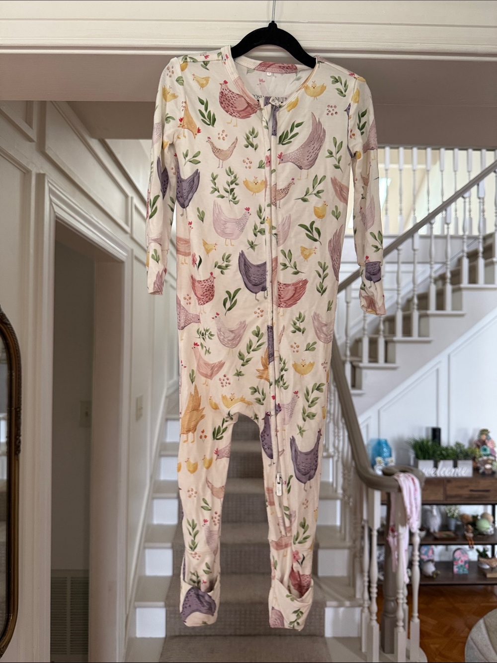 Posh Peanut Jo Convertible Pajamas Chicken/Rooster